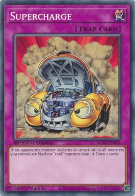 Supercharge - SGX2-ENB18 - Common 1st Edition Speed Duel GX: Midterm Paradox Box Singles