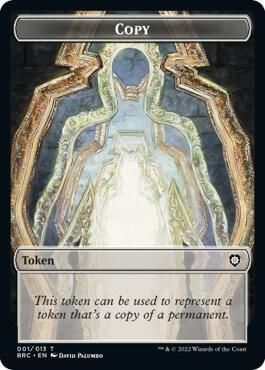 Copy // Powerstone Double-Sided Token - Commander: The Brothers&#39; War (BRC)