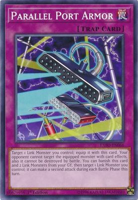 Parallel Port Armor - EXFO-EN066 - Common 1st Edition Extreme Force [EXFO] 1st Edition Singles (espanol)
