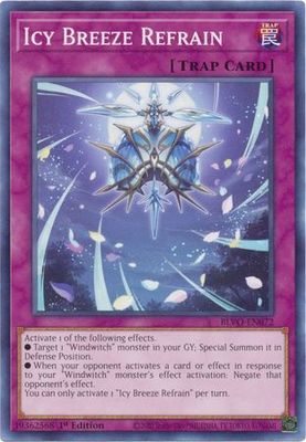 Icy Breeze Refrain - BLVO-EN072 - Common 1st Edition Blazing Vortex 1st Edition Singles (espano)
