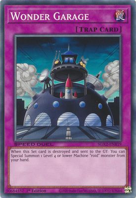 Wonder Garage - SGX2-ENB19 - Common 1st Edition Speed Duel GX: Midterm Paradox Box Singles