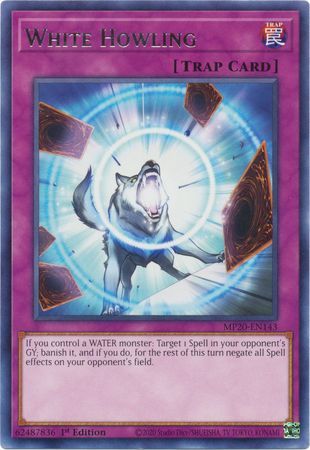 White Howling - MP20-EN143 - Rare 1st Edition 2020 Mega-Tin: Lost Memories 1st Edition Singles