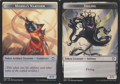 Mishra&#39;s Warform // Inkling Double-sided Token - Commander: The Brothers&#39; War (BRC) Commander: The Brothers&#39; War