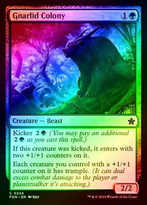 Gnarlid Colony 0224 - Foil Magic: The Gathering Foundations Singles