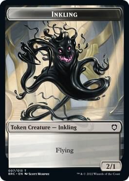Copy // Inkling Double-Sided Token - Commander: The Brothers&#39; War (BRC)