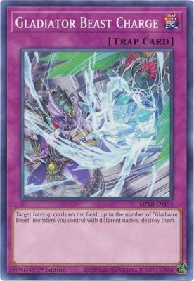 Gladiator Beast Charge - MP20-EN193 - Common 1st Edition 2020 Mega-Tin: Lost Memories 1st Edition Singles