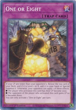 One or Eight - MP21-EN217 - Common 1st Edition 2021 Mega-Tin: Ancient Battles 1st Edition Singles