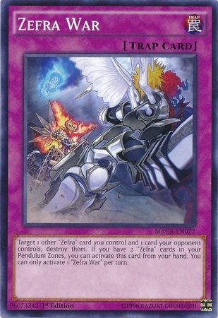 Zefra War - MACR-EN077 - Common 1st Edition Maximum Crisis 1st Edition Singles