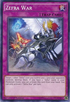 Zefra War - MACR-EN077 - Common 1st Edition Maximum Crisis 1st Edition Singles