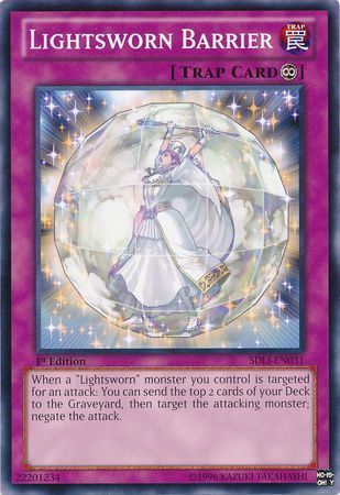 Lightsworn Barrier - SDLI-EN031 - Common 1st Edition Structure Deck: Realm of Light 1st Edition Singles