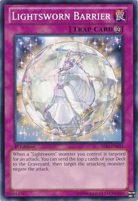 Lightsworn Barrier - SDLI-EN031 - Common 1st Edition Structure Deck: Realm of Light 1st Edition Singles
