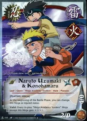 Naruto Uzumaki &amp; Konohamaru - N-233 - Uncommon Naruto: Quest For Power