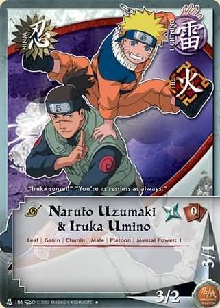 Naruto Uzumaki and Iruka Umino - N-186 - Uncommon Naruto: Dream Legacy
