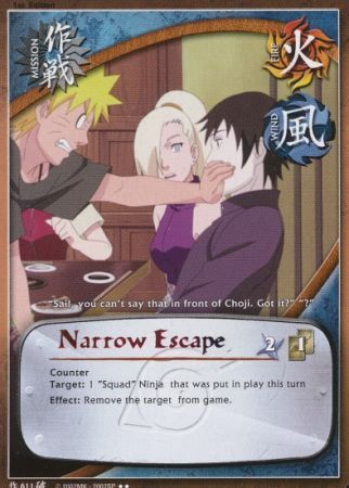 Narrow Escape - 611 - Rare Naruto: Broken Promise