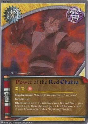 Power of the Red Chakra - 676 - Rare Naruto: Will of Fire