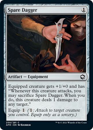 Spare Dagger 250/281 Adventures in the Forgotten Realms Singles