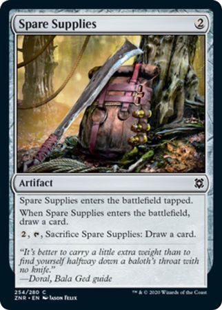 Spare Supplies 254/280 Zendikar Rising Singles