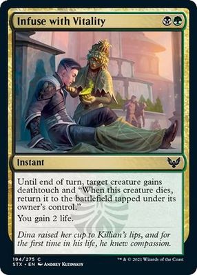 Infuse with Vitality 194/275 Strixhaven: School of Mages Singles (Español)