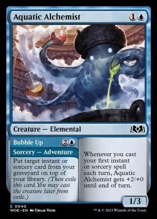 Aquatic Alchemist 0040 Wilds of Eldraine Singles(Español)
