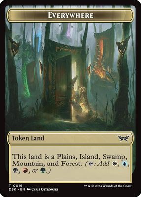Everywhere Token - Duskmourn: House of Horror (DSK) Duskmourn: House of Horror
