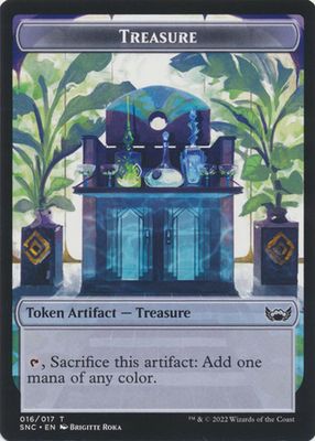 Treasure Token 016/017 Streets of New Capenna Singles