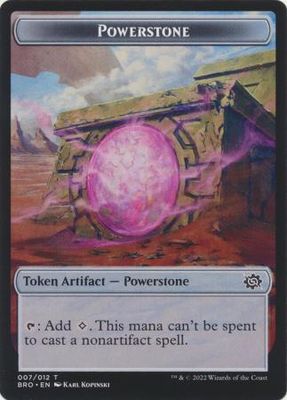 Powerstone Token 007/012 The Brothers&#39; War Singles (Español)