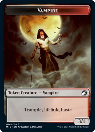 Vampire Token 014/019 Innistrad: Midnight Hunt Singles
