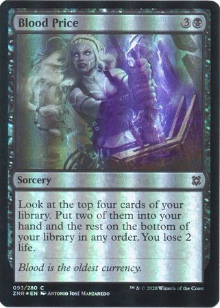 Blood Price 093/280 - Foil Zendikar Rising Foil Singles
