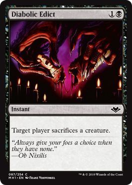 Diabolic Edict 087/254 Modern Horizons Singles