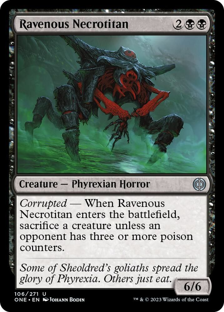 Ravenous Necrotitan 106/271 - Phyrexia: All Will Be One (ONE)