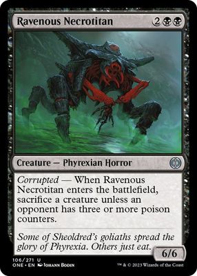 Ravenous Necrotitan 106/271 - Phyrexia: All Will Be One (ONE)