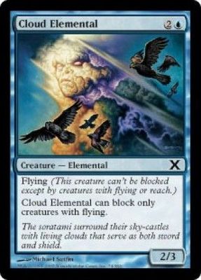 Cloud Elemental MTG 10th Edition Singles
