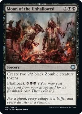 Moan of the Unhallowed 057/136 - Magic Game Night: Free-For-All (GN3)