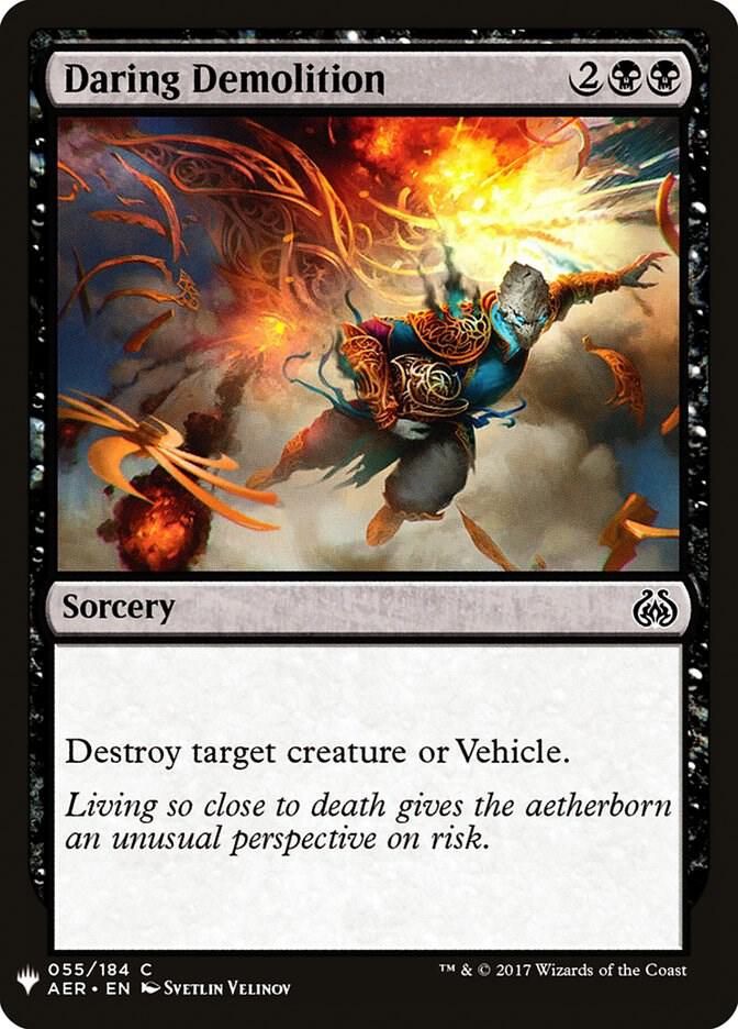 Daring Demolition 055/184 - The List Reprints (Español)