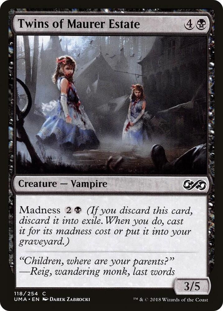 Twins of Maurer Estate 118/254 - Ultimate Masters (UMA)