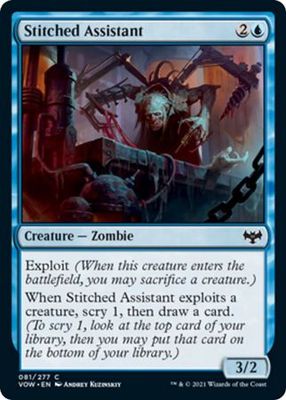 Stitched Assistant 081/277 Innistrad: Crimson Vow Singles
