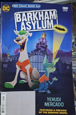 SH Barkham Asylum Issue Free Comic Book Day DC Comics