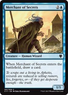 Merchant of Secrets 087/309 Commander 2017 Singles