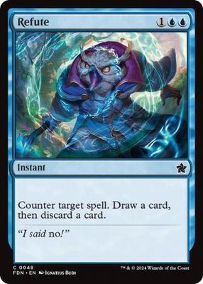 Refute - 0048 Magic: The Gathering Foundations Singles