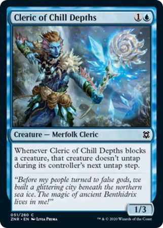 Cleric of Chill Depths 051/280 Zendikar Rising Singles (Español)