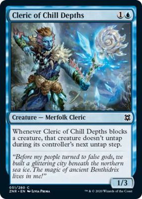 Cleric of Chill Depths 051/280 Zendikar Rising Singles (Español)