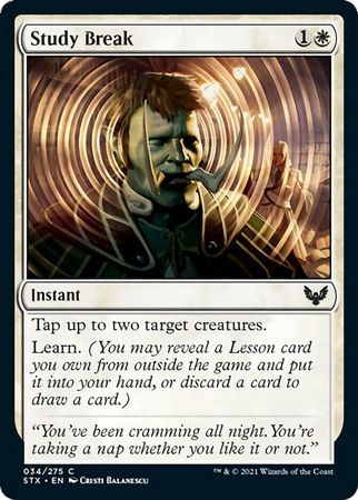 Study Break 034/275 Strixhaven: School of Mages Singles (Español)