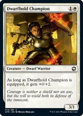 Dwarfhold Champion 014/281 Adventures in the Forgotten Realms Singles (Español)