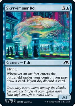 Skyswimmer Koi 079/302 - Kamigawa: Neon Dynasty (NEO)