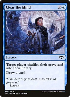 Clear the Mind 034/259 - Ravnica Allegiance (RNA)