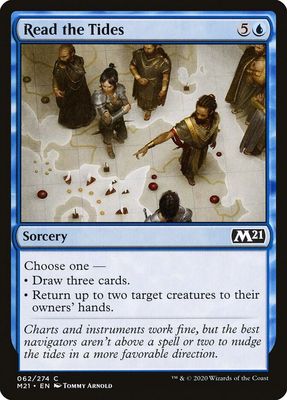 Read the Tides 062/274 - Magic 2021 (M21) Singles