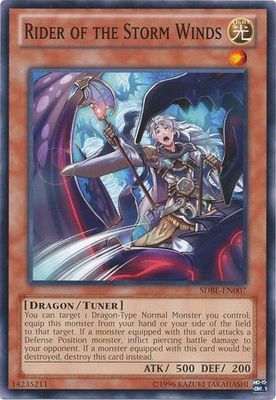 Rider of the Storm Winds - SDBE-EN007 - Common Unlimited Saga of Blue-Eyes White Dragon Unlimited Singles