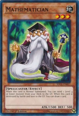 Mathematician - SDCL-EN017 - Common 1st Edition Cyberse Link Singles