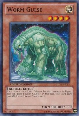 Worm Gulse - GLD3-EN035 - Common Limited Edition Gold Series 3 (2010) [GLD3]
