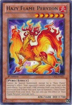 Hazy Flame Peryton - CBLZ-EN031 - Rare 1st Edition Cosmo Blazer 1st Edition Singles (espanol)